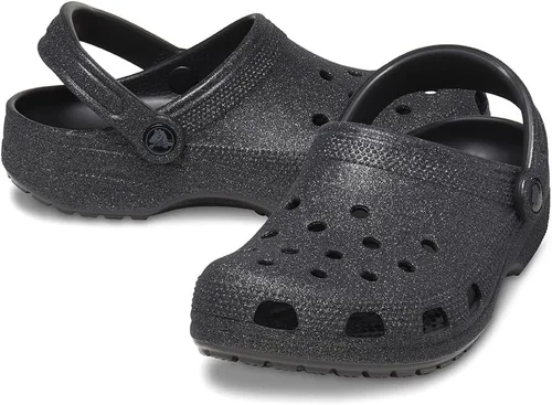 Vista 5 de Crocs Zuecos clásicos unisex con purpurina para adultos