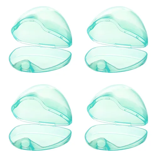 Vista 20 de Accmor Funda para chupete, estuche para chupete, contenedor para chupete para viajes, sin BPA, transparente, paquete de 2
