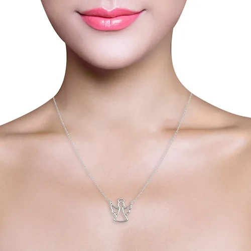Vista 4 de Sofia Milani - Collar Mujer Plata 925 - Colgante Ángel - 50136, Plata esterlina, no aplica