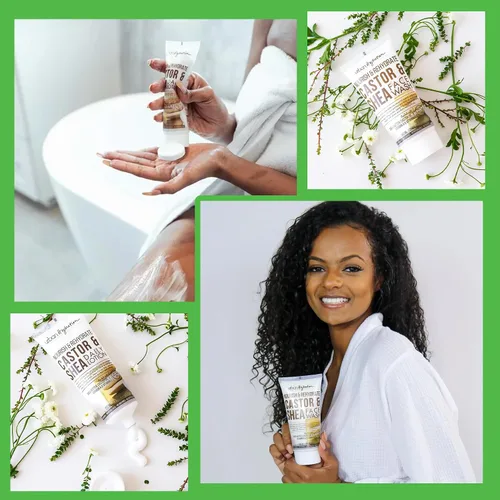 Vista 7 de Urban Hydration Castor and Shea - Limpiador facial y loción facial Duo Pack Combate la piel seca, limpia, hidrata y unifica el tono de la piel