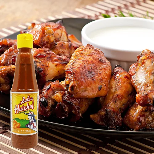 Vista 5 de Salsa Huichol Salsa picante Habanera (1 botella de 6.5 onzas)