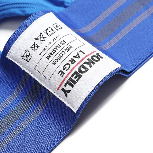 Vista 2 de Ropa interior deportiva de algodón con cintura ancha para hombre, paquete de 4