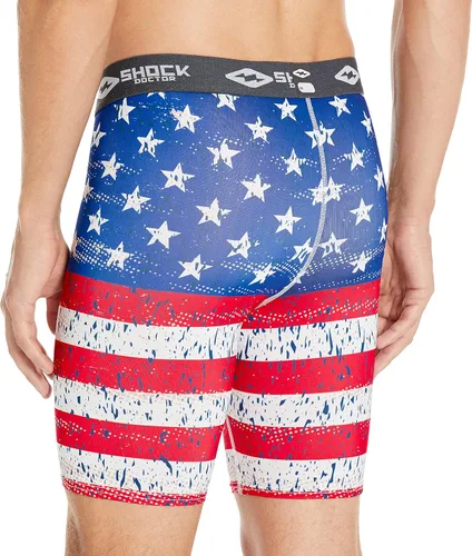 Vista 2 de Shock Doctor mens 221 Boy's Compression Shorts