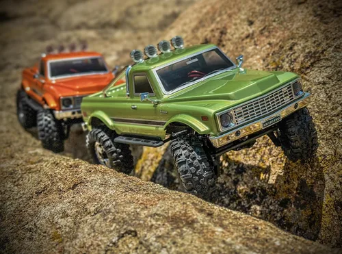 Vista 7 de HOBBYPLUS CR18P EVO 2 Rock RC Crawler - Mini rastreador RC escala 1/18 con transmisión de dos velocidades, engranajes totalmente metálicos