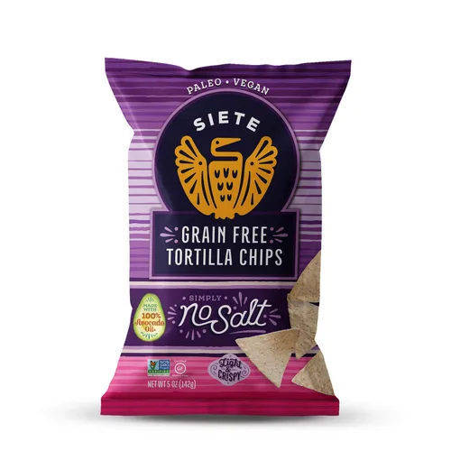 Vista 26 de Siete Chips de tortilla sin granos, sin gluten, aprobados por Whole30, paleo, vegano, sin OMG, chips de inmersión, 5 onzas (paquete de 3)