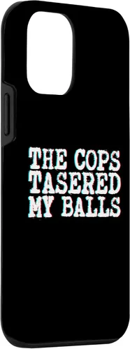 Vista 3 de Funda eléctrica para iPhone 12 mini The Cops Tasered My Balls