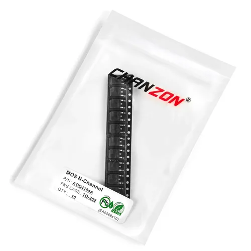 Vista 30 de Chanzon 2N60 TO-220AB NMOS MOS N-Channel Power MOSFET Transistor, alto voltaje y corriente nominal, (paquete de 10 unidades)