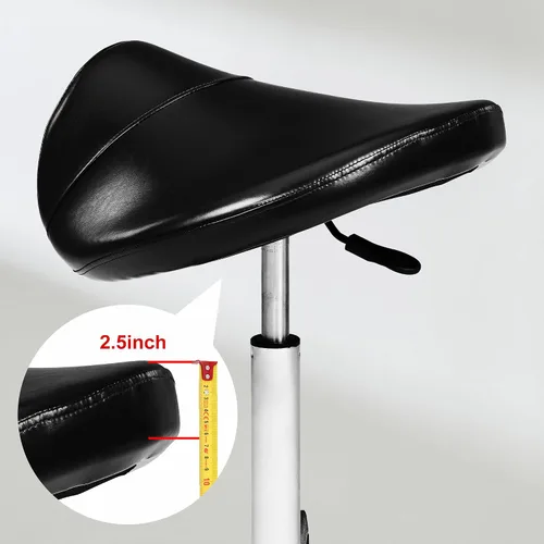 Vista 5 de Master Taburete de masaje en estilo silla de montar con tapizado de NanoSkin, 91557, Negro, 1, 1