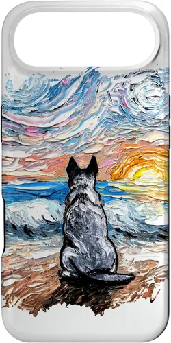 Vista 27 de Blue Heeler Starry Night Artwork Cattle Dog Lover Gift Case for iPhone 17