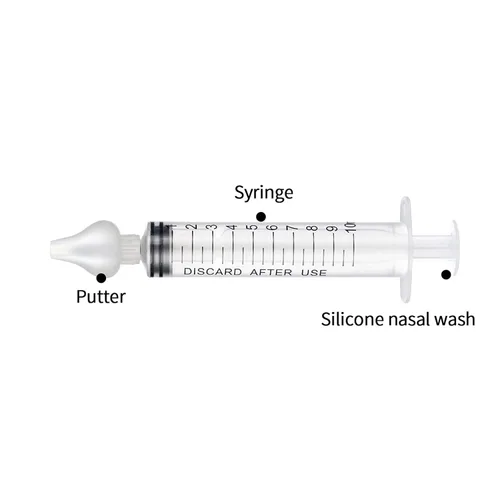 Vista 8 de Aspirador nasal para bebés, sistema de enjuague sinusal profesional para bebés, limpiador nasal portátil, dispositivo de enjuague rápido para bebés