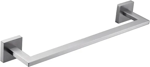 Vista 10 de Miyili Toallero de acero inoxidable SUS 304 de 12 pulgadas, color negro mate, toallero montado en la pared para baño, A06B30A