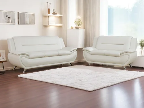 Vista 33 de Sofás de cuero, juego de sofás de sala, sofá para dormitorio, apartamento, juegos de muebles de sala de estar de cuero