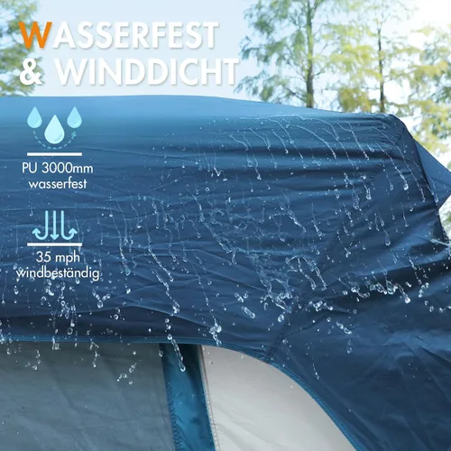 Vista 4 de Portal 5-Person SUV Tent with Porch, Waterproof Windproof Car Camping Portable Outdoor Design; Durable Construction; Easy Setup & Storage