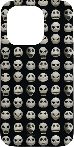 Vista 14 de Funda negra para iPhone 13 Pro Max Disney The Nightmare Before Christmas Jack Expressions