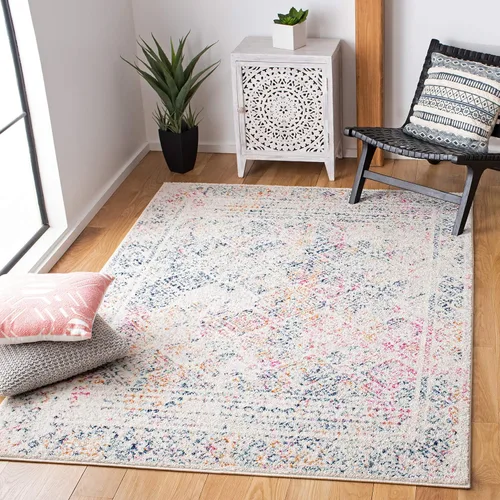 Vista 144 de Safavieh - Alfombra decorativa de la colección Tulum, modelo TUL264F, estilo marroquí, bohemio y desgastado, no suelta pelusa, para sala, vestíbulo