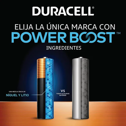 Vista 3 de Duracell Coppertop - Pilas AAA con ingredientes Power Boost, paquete de 8 unidades, pilas triple A con energía duradera, batería alcalina AAA