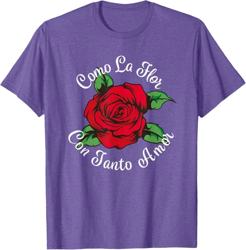 Vista 10 de Como La Flor - Bailar Cumbia - Mexican Rose Fiesta Regalo Camiseta Negro