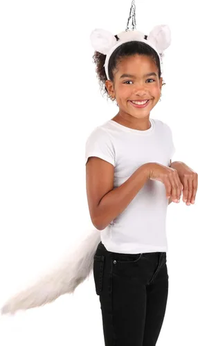 Vista 2 de elope Kit de disfraz de unicornio con orejas y cola de felpa