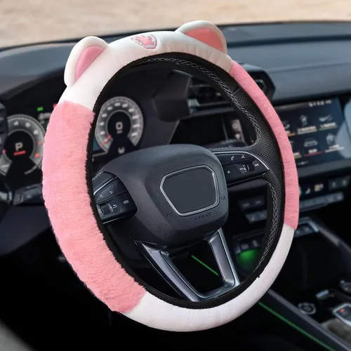 Vista 22 de Funda para Volante de Auto, Accesorios para Volante, Funda Universal de 15 Pulgadas de Microfibra Transpirable LCE de Seda, Protector Universal