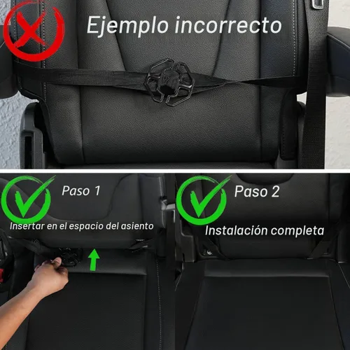 Vista 3 de GMQ Organizador de asiento trasero de automóvil, 1 paquete, organizador de asiento trasero con bandeja, caja de almacenamiento multifuncional