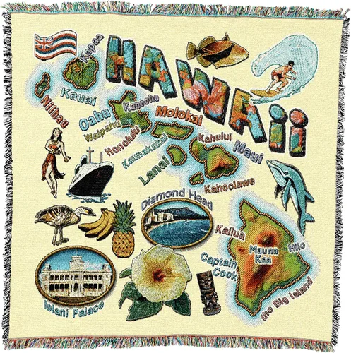 Vista 10 de Pure Country Weavers State of Alabama - Manta cuadrada para regalo, manta de tapiz tejida de algodón, fabricada en los Estados Unidos