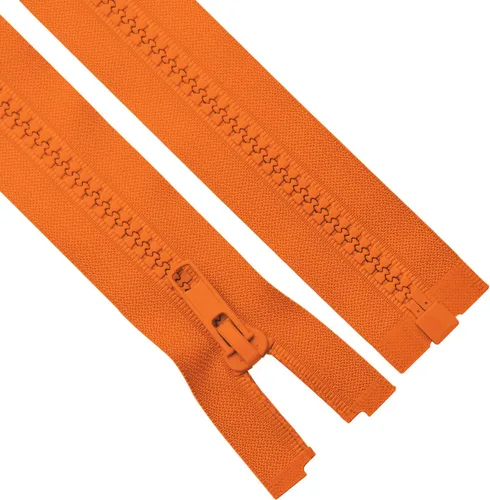 Vista 14 de Sawoake - 2 cremalleras separadoras #5 de 6 pulgadas para coser abrigos, chaqueta con cremallera, cremalleras de plástico moldeado negro a granel