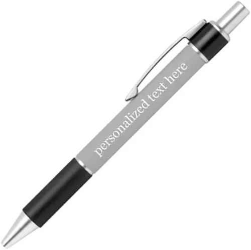 Vista 14 de Bolígrafo personalizado – Nombre o mensaje personalizado – Colores o impresiones – Regalo de papelería, suministros para la escuela de negocios