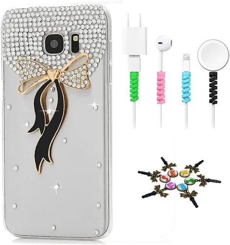 Vista 15 de Bling Case SSSGCDwCPSeries-7 - Funda con cristales brillantes, diseño 3D hecho a mano