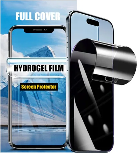 Vista 10 de LOOKSEVEN Paquete de 2 películas de hidrogel de privacidad para iPhone 11