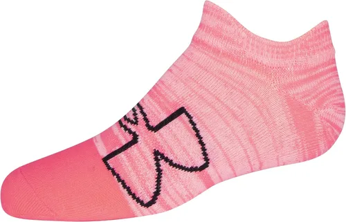 Vista 3 de Under Armour Calcetines ligeros invisibles Essential 2.0 para niños (paquete de 6)