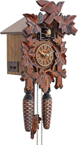 Vista 2 de Reloj de cuco de cuarzo - Las hojas tradicionales de vid AH 40/1 QM