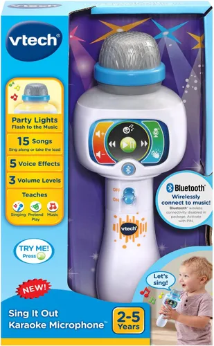 Vista 7 de VTech Micrófono de karaoke Sing It Out, color blanco