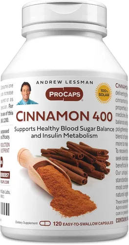 Vista 12 de ANDREW LESSMAN ProCaps Canela 400 mg 30 Cápsulas