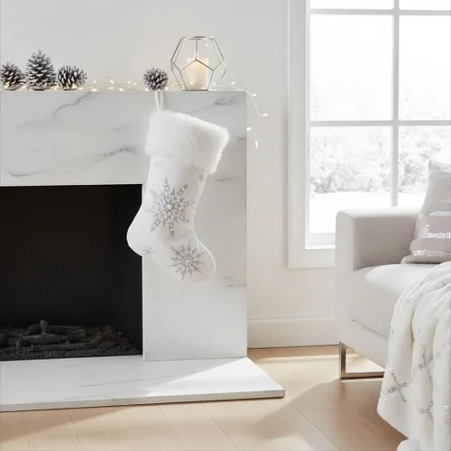 Vista 8 de Colección de calcetas navideñas alegres de Comfy Hour (bordado de terciopelo suave)