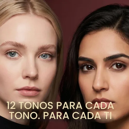 Vista 6 de Kit de tinte temporal profesional de henna con cepillo extra, marrón cobre