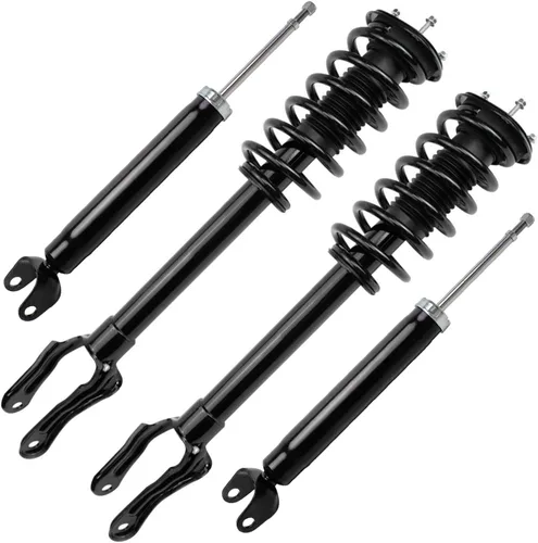 Vista 134 de Detroit Axle - Puntales y Amortiguadores para Chevy Traverse Buick Enclave GMC Acadia Saturn Outlook 2007-2012, 2 puntales delanteros con resorte