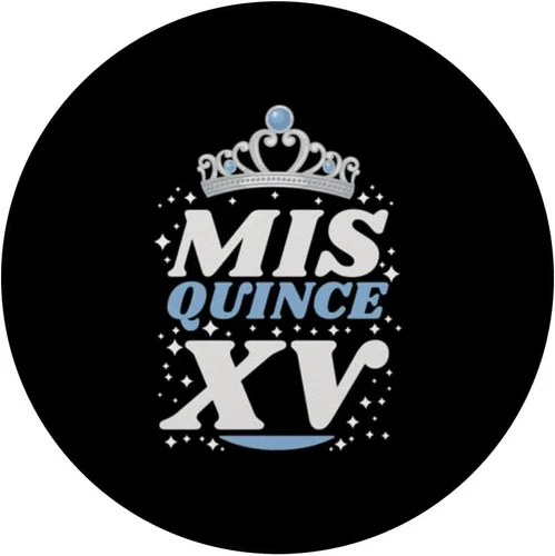 Vista 3 de Dulce 15 Mexicano Fiesta de Cumpleaños Quinceañera Mis Quince Años PopSockets intercambiables PopGrip