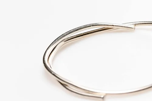 Vista 2 de CRAFT WIRE Calibre 6, alambre de plata de ley 925 (redondo) extremadamente suave hecho en EE. UU. - 15 cm Sterling Silver Wire for Jewelry Making