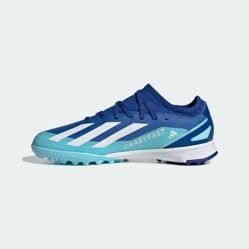 Vista 7 de adidas X Crazyfast.3 Turf - Fútbol unisex para niños (niño pequeñoniño grande)