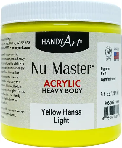 Vista 30 de Handy Art Nu Master - Pintura acrílica de cuerpo pesado, 8 onzas, carmesí Alizarin