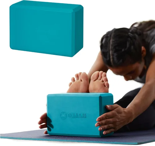 Vista 20 de Gaiam Bloque de yoga – Espuma EVA sin látex – Superficie antideslizante suave con bordes biselados para yoga, pilates, meditación Rubor ateniense