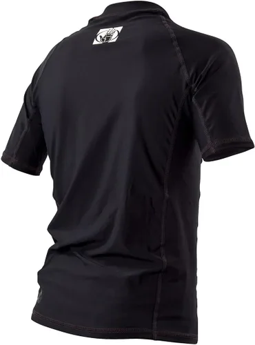 Vista 2 de Body Glove Traje de neopreno Co Junior Basic Ajustado Corto Brazo Rash Guard Negro
