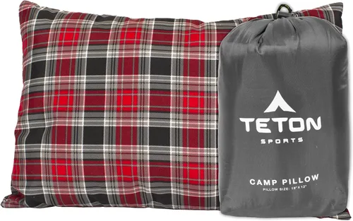 Vista 9 de TETON Sports almohada de campamento, perfecta para acampar y viajar, bolsa de viaje incluida
