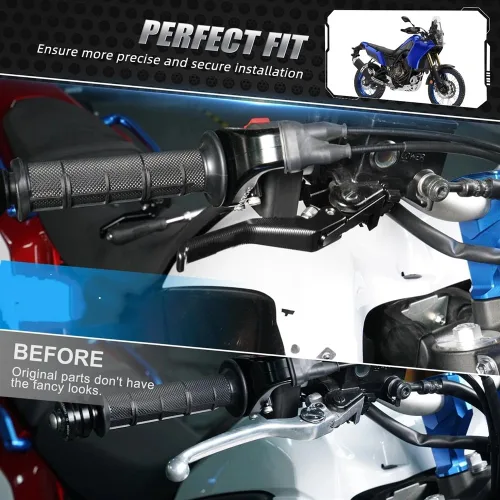 Vista 7 de NIKKHO Palanca de embrague de freno para motocicleta YA & MAHA Tenere 700 XTZ 700 2019-2023 Tenere 700 World Raid 2022-2023 T700 Rally Edition