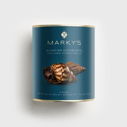 Vista 5 de MARKY'S Caracoles acatinos franceses sin conchas - 2 docenas - 4.4 oz / 125 g