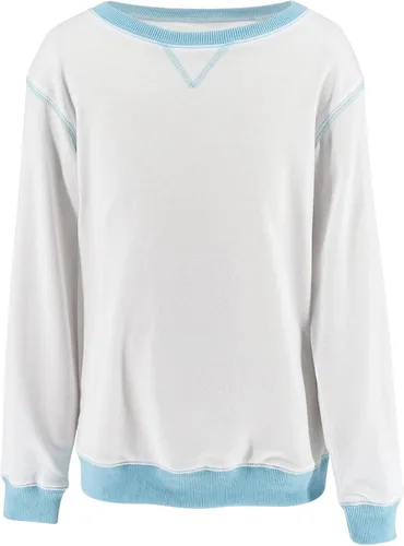Vista 2 de Bingerlily Sudadera casual de manga larga para niñas, cuello redondo, lindo suéter de ajuste relajado