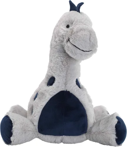 Vista 2 de Lambs & Ivy Muñeco de peluche de dinosaurio azul/gris para bebé, juguete de dinosaurio de peluche de Spike