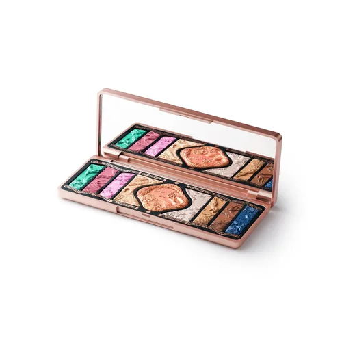 Vista 2 de FLORASIS Paleta de maquillaje con grabado floral Phoenix (01 Oro Marrón)