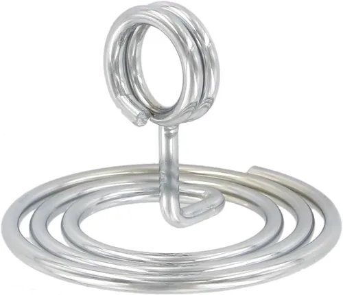 Vista 8 de American Metalcraft NSB4 Swirl Base Números Stands, 4 pulgadas de alto