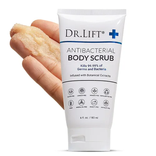 Vista 8 de Dr. Lift Exfoliante corporal antibacteriano, 6 oz